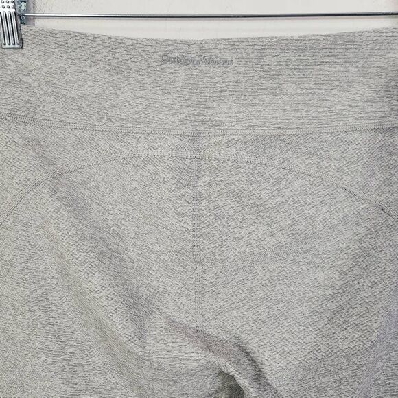 Outdoor Voices Gray Athletic Cropped Leggings NWT Size XL Gray Athletic Leggings - Picture 5 of 7